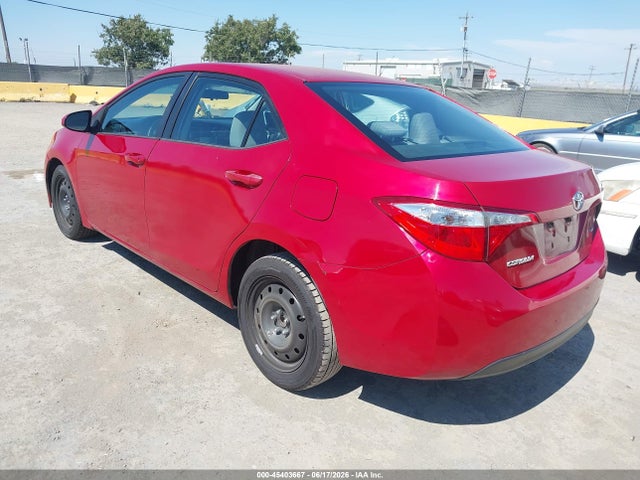 45403667 :رقم المزاد ، 5YFBURHE1GP519012 vin ، 2016 Toyota Corolla Le مزاد بيع