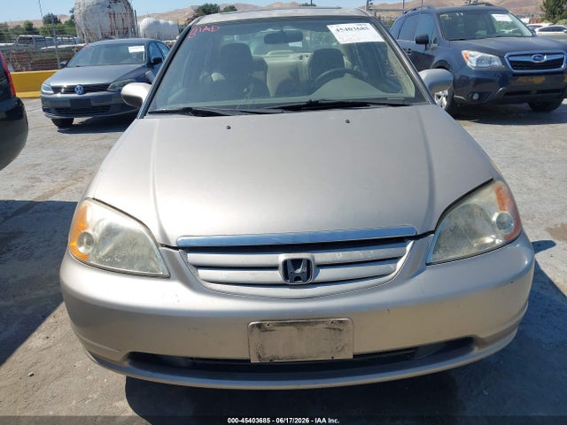 Продаж на аукціоні авто 2002 Honda Civic Ex, vin: JHMES26782S003203, номер лоту: 45403685