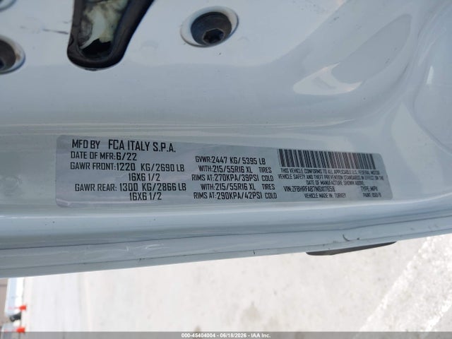 RAM Promaster City Cargo Van 2022 ZFBHRFAB7N6X17658 Image 9