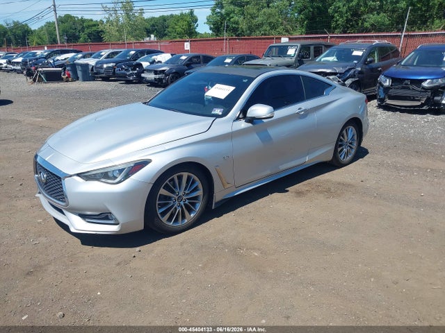45404133 :رقم المزاد ، JN1EV7EL8HM551531 vin ، 2017 Infiniti Q60 3.0t Premium مزاد بيع