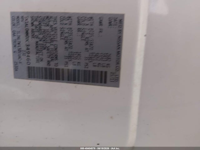 45404579 :رقم المزاد ، 5N1AL0MM0DC349460 vin ، 2013 Infiniti Jx35 مزاد بيع