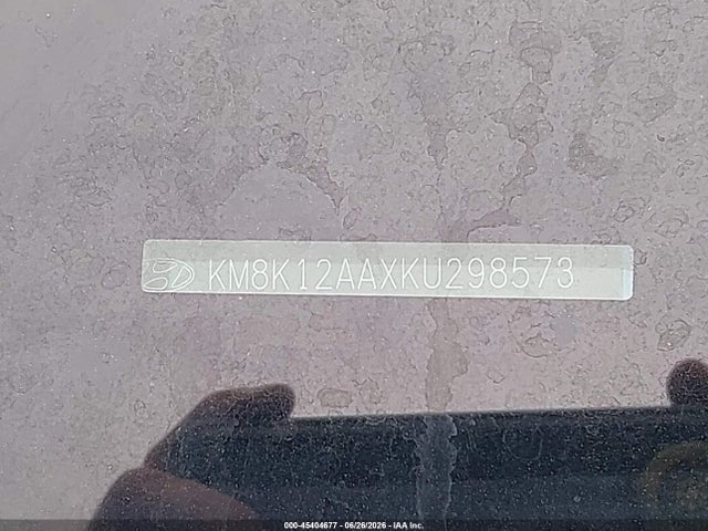 2019 Hyundai Kona Se მანქანა იყიდება აუქციონზე, vin: KM8K12AAXKU298573, აუქციონის ნომერი: 45404677