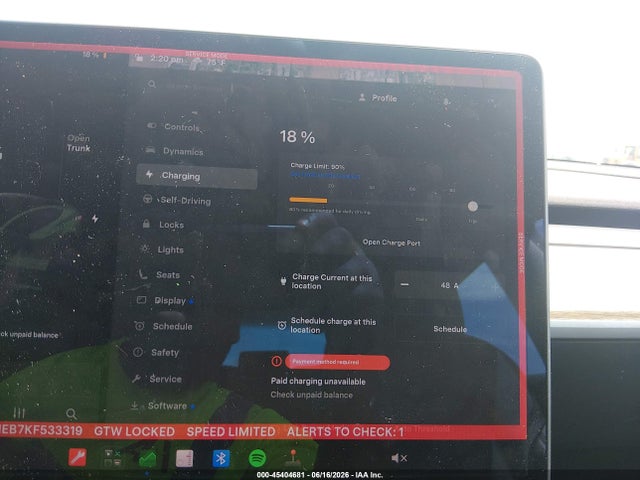 Aukcja sprzedaży 2019 Tesla Model 3 Long Range/performance, vin: 5YJ3E1EB7KF533319, numer aukcji: 45404681