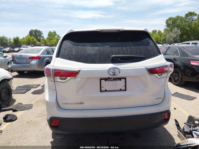 Продаж на аукціоні авто 2016 Toyota Highlander Le/le Plus, vin: 5TDBKRFH6GS345352, номер лоту: 45404780