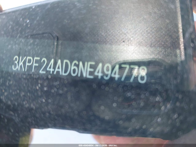 45404804 :رقم المزاد ، 3KPF24AD6NE494778 vin ، 2022 Kia Forte Lxs مزاد بيع