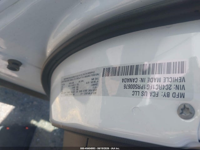 45404993 :رقم المزاد ، 2C4RC1FG1PR500676 vin ، 2023 Chrysler Pacifica Touring مزاد بيع