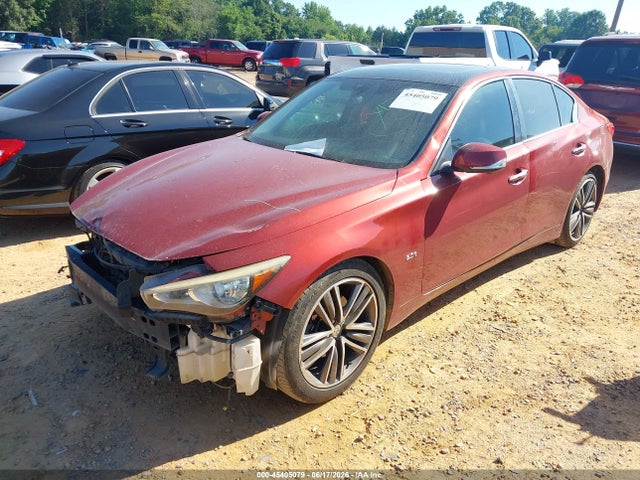 2016 Infiniti Q50 3.0t Premium მანქანა იყიდება აუქციონზე, vin: JN1EV7AP7GM302127, აუქციონის ნომერი: 45405079