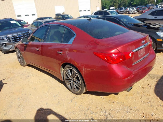 2016 Infiniti Q50 3.0t Premium მანქანა იყიდება აუქციონზე, vin: JN1EV7AP7GM302127, აუქციონის ნომერი: 45405079
