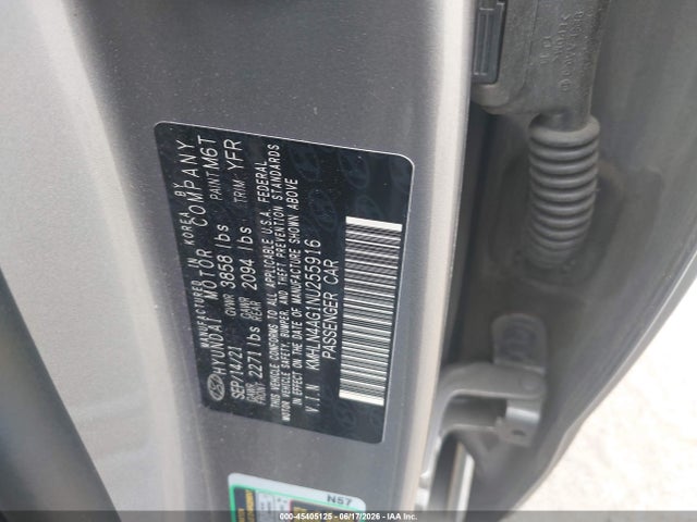 Hyundai ELANTRA SEL 2022 KMHLN4AG1NU255916 Image 9