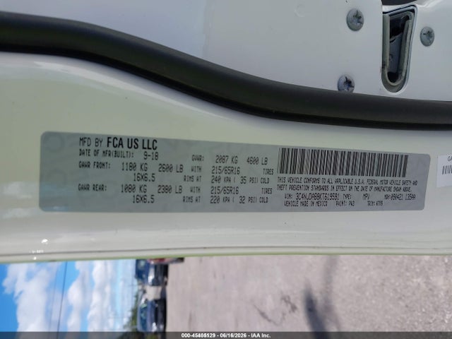 Jeep Compass Sport 4x4 2019 3C4NJDAB8KT619591 Image 9