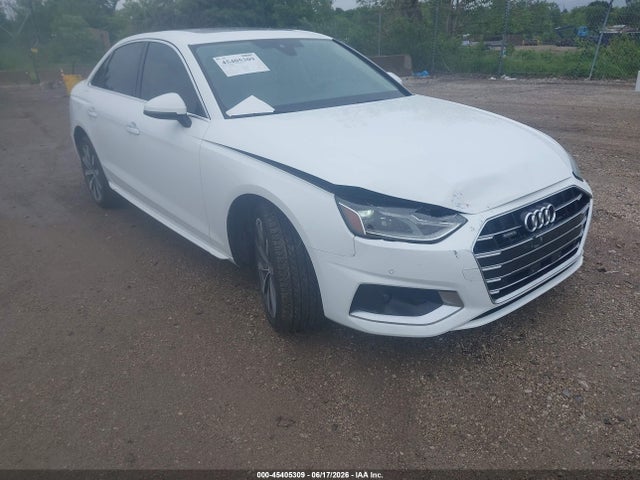Продажа на аукционе авто 2022 Audi A4 Premium 40 Tfsi Quattro S Tronic, vin: WAUABAF40NN002224, номер лота: 45405309
