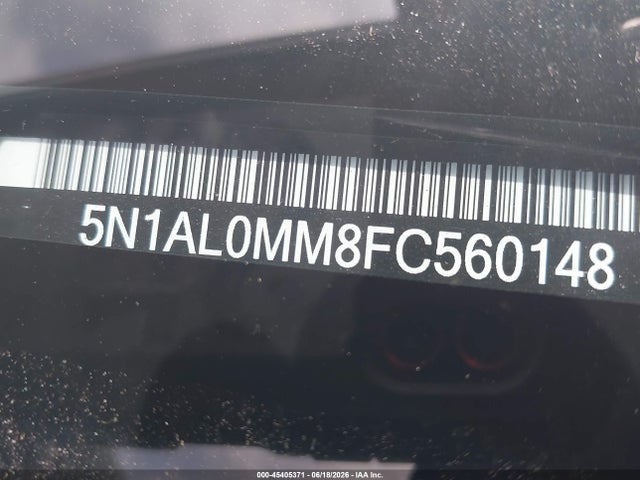 Продаж на аукціоні авто 2015 Infiniti Qx60, vin: 5N1AL0MM8FC560148, номер лоту: 45405371