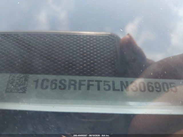 Продаж на аукціоні авто 2020 Ram 1500 Big Horn  4x4 5'7 Box, vin: 1C6SRFFT5LN306905, номер лоту: 45405387