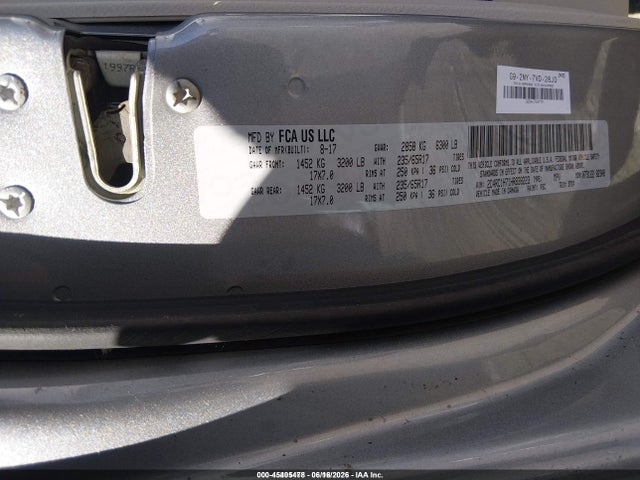 Chrysler Pacifica Hybrid Touring Plus 2017 2C4RC1H71HR838223 Image 9