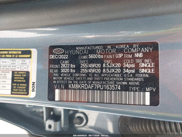 KM8KRDAF7PU163574 Hyundai Ioniq 5 Limited