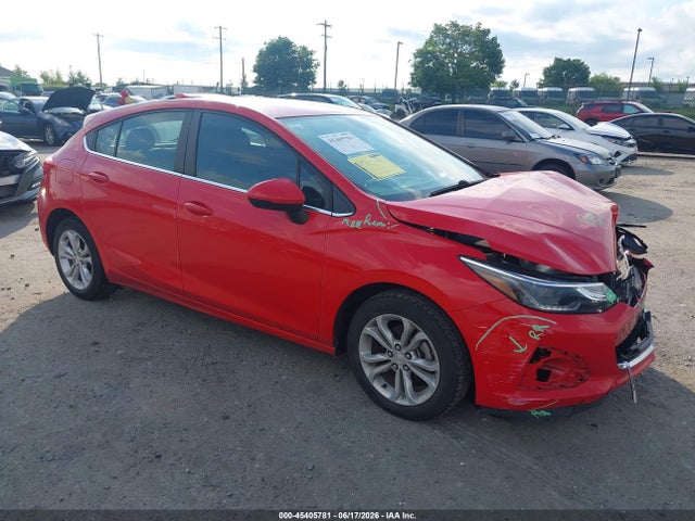 Aukcja sprzedaży 2019 Chevrolet Cruze Lt, vin: 3G1BE6SM7KS545288, numer aukcji: 45405781