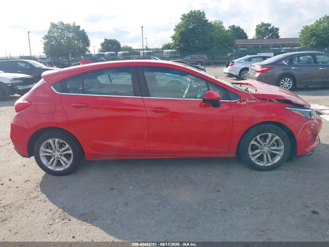Продажа на аукционе авто 2019 Chevrolet Cruze Lt, vin: 3G1BE6SM7KS545288, номер лота: 45405781