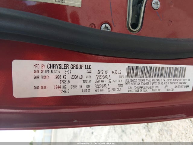 45405977 :رقم المزاد ، 1C4NJPBA1ED757670 vin ، 2014 Jeep Patriot Altitude مزاد بيع