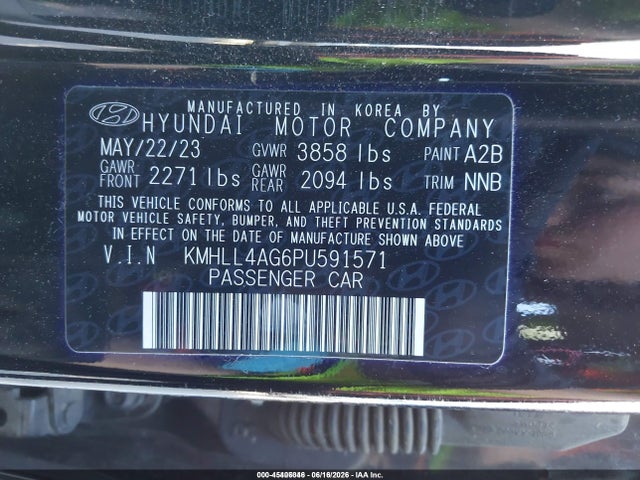 Hyundai ELANTRA SE 2023 KMHLL4AG6PU591571 Image 9