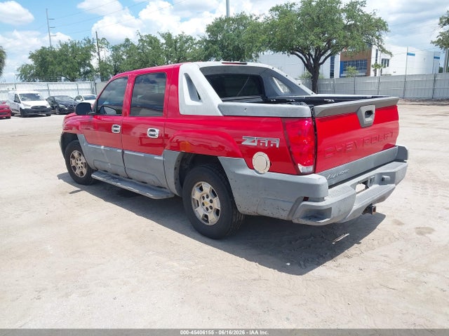 45406155 :رقم المزاد ، 3GNEC13T72G156230 vin ، 2002 Chevrolet Avalanche 1500 مزاد بيع