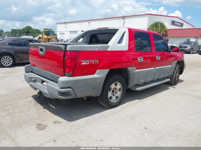 45406155 :رقم المزاد ، 3GNEC13T72G156230 vin ، 2002 Chevrolet Avalanche 1500 مزاد بيع
