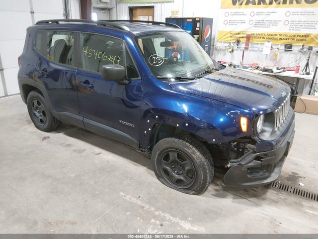 Продаж на аукціоні авто 2017 Jeep Renegade Sport 4x4, vin: ZACCJBAB7HPF89429, номер лоту: 45406243