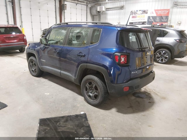 Продаж на аукціоні авто 2017 Jeep Renegade Sport 4x4, vin: ZACCJBAB7HPF89429, номер лоту: 45406243