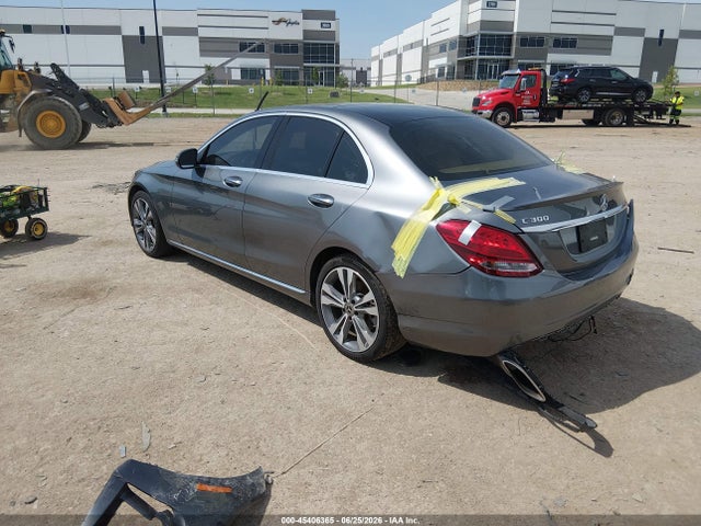 Aukcja sprzedaży 2017 Mercedes-benz C 300, vin: 55SWF4JB3HU211141, numer aukcji: 45406365