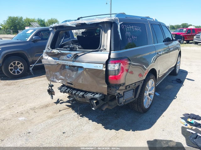 45406417 :رقم المزاد ، 1FMJK1LT2JEA13889 vin ، 2018 Ford Expedition Max Platinum مزاد بيع