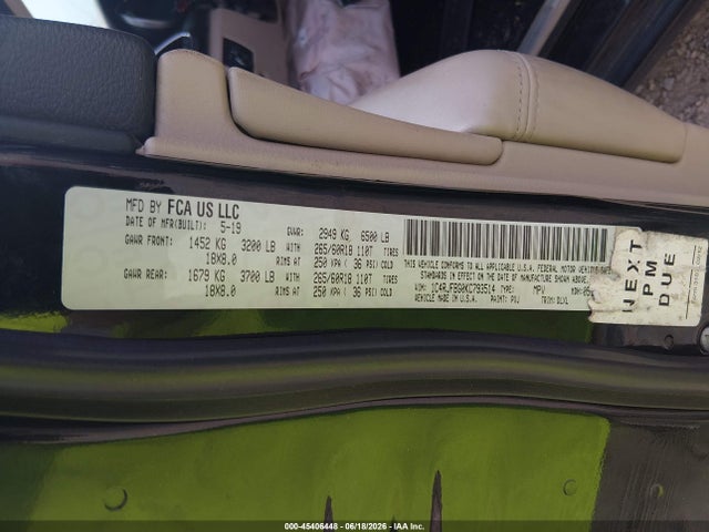1C4RJFBG0KC793514 Jeep Grand Cherokee Limited 4x4