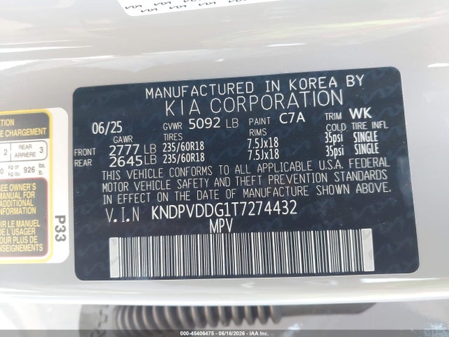 KNDPVDDG1T7274432 KIA Sportage Hybrid Ex
