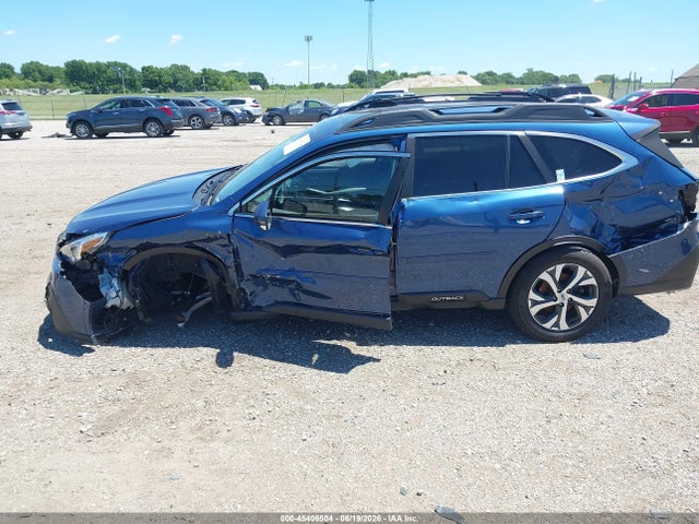 2022 Subaru Outback Limited მანქანა იყიდება აუქციონზე, vin: 4S4BTANC1N3192359, აუქციონის ნომერი: 45406504
