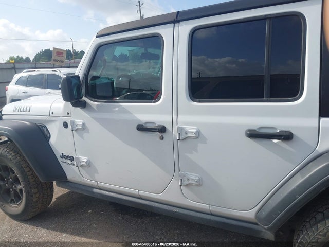 Aukcja sprzedaży 2021 Jeep Wrangler Unlimited Willys 4x4, vin: 1C4HJXDG8MW649984, numer aukcji: 45406516
