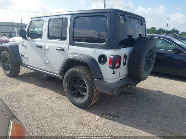 Aukcja sprzedaży 2021 Jeep Wrangler Unlimited Willys 4x4, vin: 1C4HJXDG8MW649984, numer aukcji: 45406516