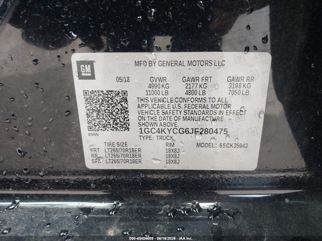 Chevrolet Silverado 3500hd Wt 2018 1GC4KYCG6JF280475 Image 9