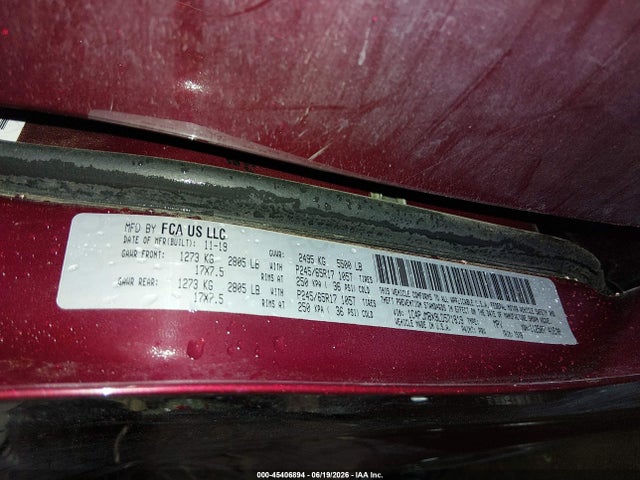 Jeep Cherokee Trailhawk 4x4 2020 1C4PJMBX9LD571819 Image 9