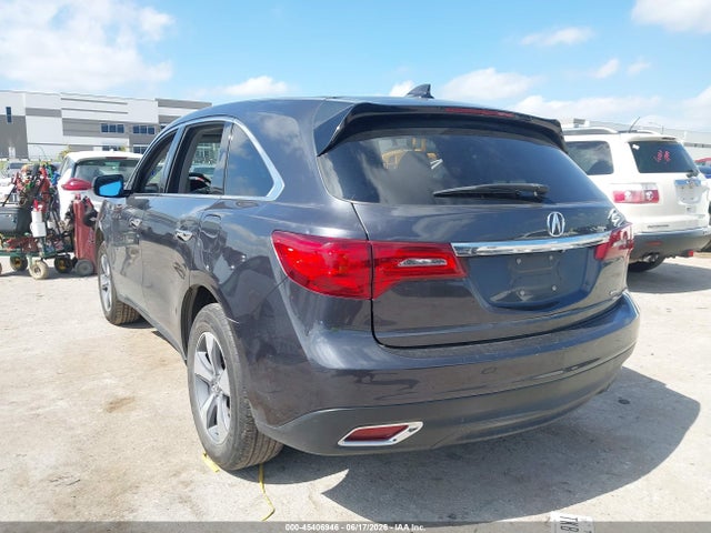 45406946 :رقم المزاد ، 5FRYD4H20GB049732 vin ، 2016 Acura Mdx Acurawatch Plus Package مزاد بيع