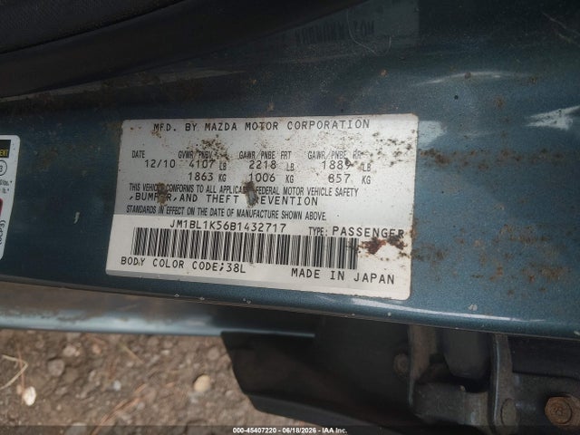 Aukcja sprzedaży 2011 Mazda Mazda3 S Sport, vin: JM1BL1K56B1432717, numer aukcji: 45407220
