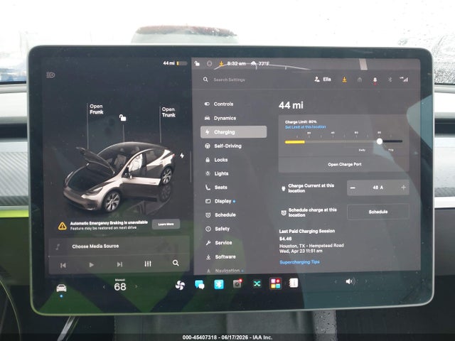 45407318 :رقم المزاد ، 7SAYGDEE3NF401113 vin ، 2022 Tesla Model Y Long Range Dual Motor All-wheel Drive مزاد بيع