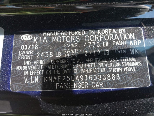 KIA Stinger Premium 2018 KNAE25LA9J6033883 Image 9