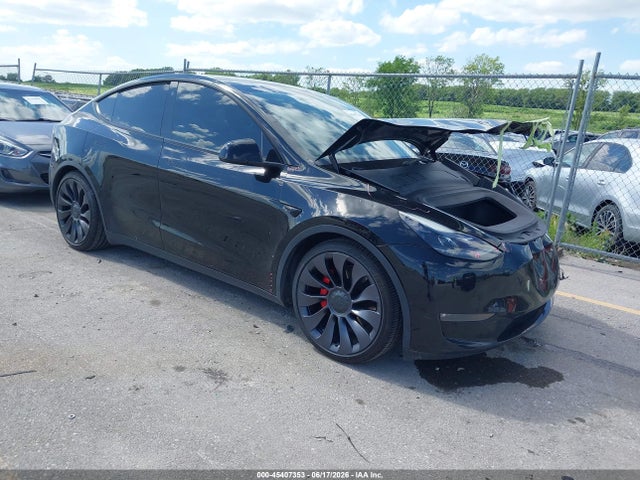 Продаж на аукціоні авто 2021 Tesla Model Y Performance Dual Motor All-wheel Drive, vin: 5YJYGDEF9MF157682, номер лоту: 45407353