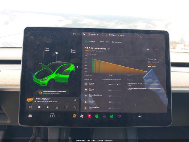 Aukcja sprzedaży 2021 Tesla Model Y Performance Dual Motor All-wheel Drive, vin: 5YJYGDEF9MF157682, numer aukcji: 45407353