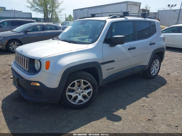 2018 Jeep Renegade Sport 4x4 მანქანა იყიდება აუქციონზე, vin: ZACCJBAB4JPJ48845, აუქციონის ნომერი: 45407356