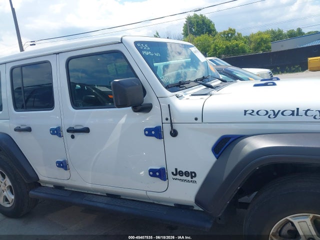 Продажа на аукционе авто 2022 Jeep Wrangler Unlimited Sport S 4x4, vin: 1C4HJXDG2NW256662, номер лота: 45407535