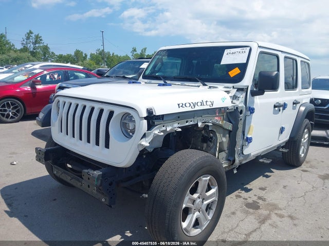 Продажа на аукционе авто 2022 Jeep Wrangler Unlimited Sport S 4x4, vin: 1C4HJXDG2NW256662, номер лота: 45407535