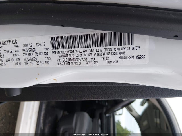 2013 Ram 1500 Express მანქანა იყიდება აუქციონზე, vin: 3C6JR6AT8DG572531, აუქციონის ნომერი: 45407687