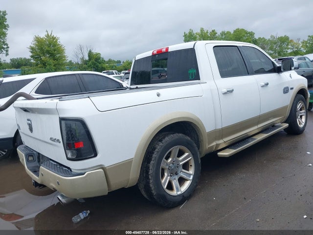 Продаж на аукціоні авто 2012 Ram 1500 Laramie Longhorn, vin: 1C6RD7PT5CS250273, номер лоту: 45407728