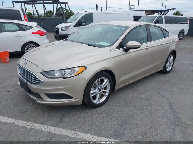 Ford Fusion Hybrid S 2018 3FA6P0UU9JR243588 Image 2