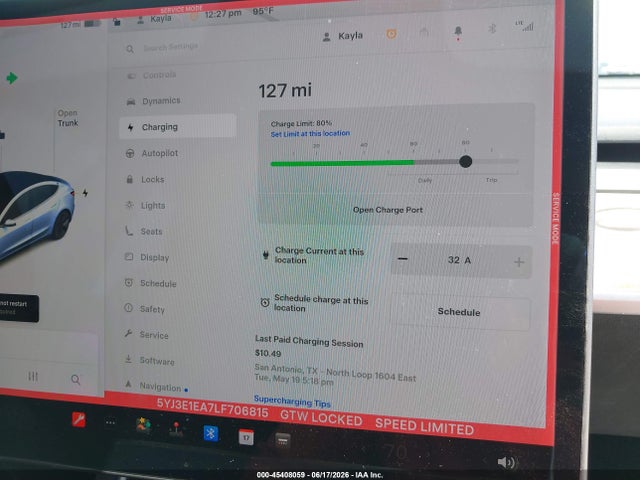 Продаж на аукціоні авто 2020 Tesla Model 3 Standard Range Plus Rear-wheel Drive/standard Range Rear-wheel Drive, vin: 5YJ3E1EA7LF706815, номер лоту: 45408059