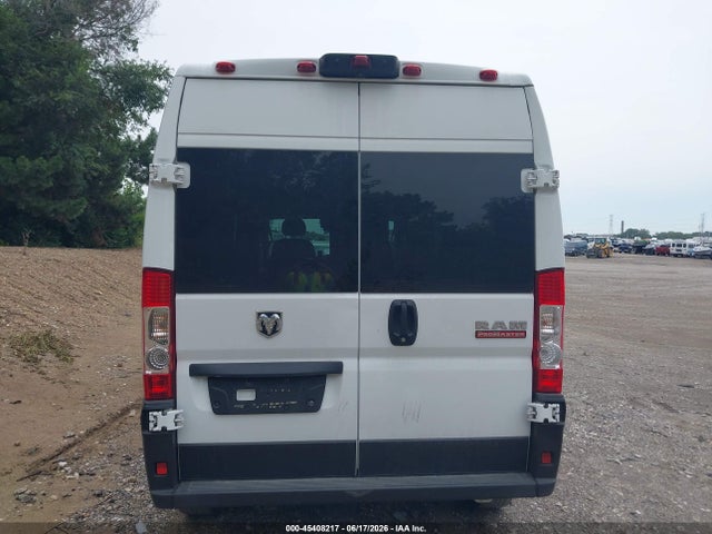 45408217 :رقم المزاد ، 3C6LRVDG4NE116122 vin ، 2022 Ram Promaster 2500 High Roof 159 Wb مزاد بيع